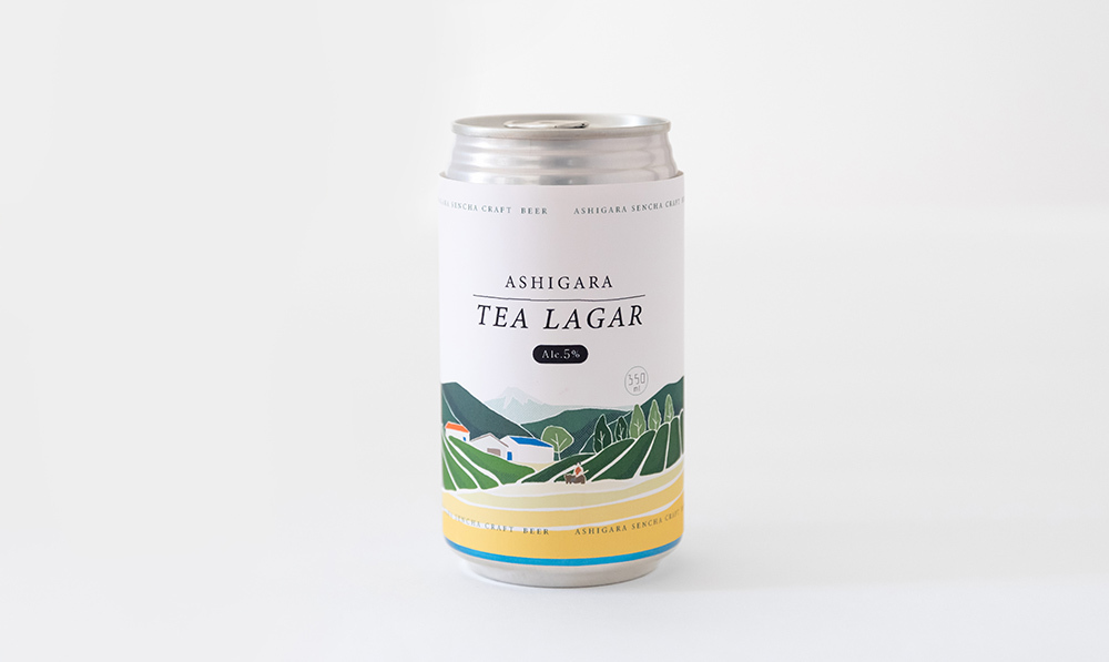 足柄TEA LAGAR　　ビールのラベルデザイン